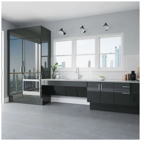 Rene 32-1/4" Undermount Double Basin Stainless Steel Kitchen Sink with Basin Racks, Basket Strainers, and Cutting Board - Image 3