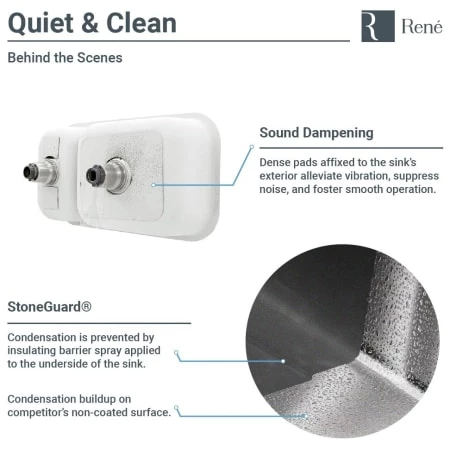 Rene 32-1/4" Undermount Double Basin Stainless Steel Kitchen Sink with Basin Racks, Basket Strainers, and Cutting Board - Image 4