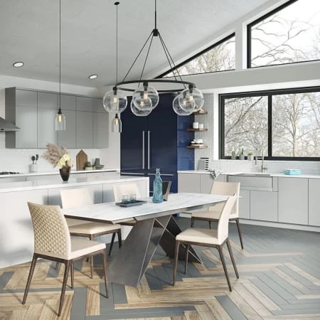 Rene 32-3/4" Farmhouse Double Basin Stainless Steel Kitchen Sink with Basin Rack, Basket Strainer, and Cutting Board - Image 3