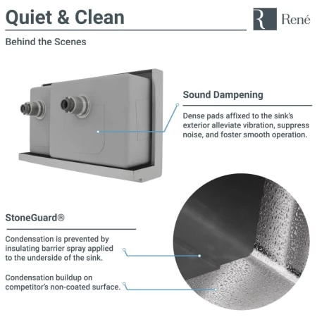 Rene 32-3/4" Farmhouse Double Basin Stainless Steel Kitchen Sink with Basin Racks and Basket Strainers - Image 4