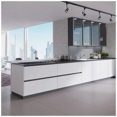 Rene 33" Drop In Double Basin Granite Composite Kitchen Sink with Basin Racks and Basket Strainers - Image 3