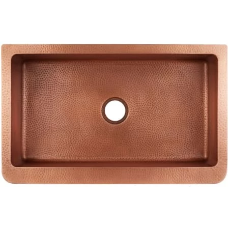 Signature Hardware Fiona 36" Farmhouse Single Basin Copper Kitchen Sink - Image 3