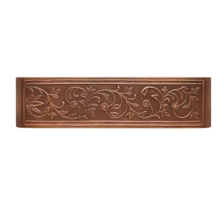 Signature Hardware 35-3/4" Vine Design Farmhouse Double Basin Copper Kitchen Sink - Image 2