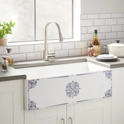 Signature Hardware Brelsford 33" Farmhouse Single Basin Fireclay Kitchen Sink