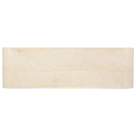 Signature Hardware Ivy 36" Double Basin Polished Marble Farmhouse Sink - Image 4