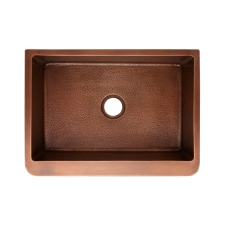 Signature Hardware Raina 30" Single Basin Copper Farmhouse Sink - Image 5