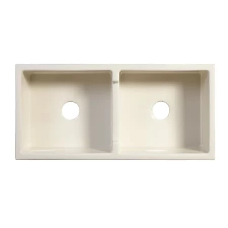 Signature Hardware Risinger 39" Double Basin Fireclay Farmhouse Sink with Casement Apron - Image 3