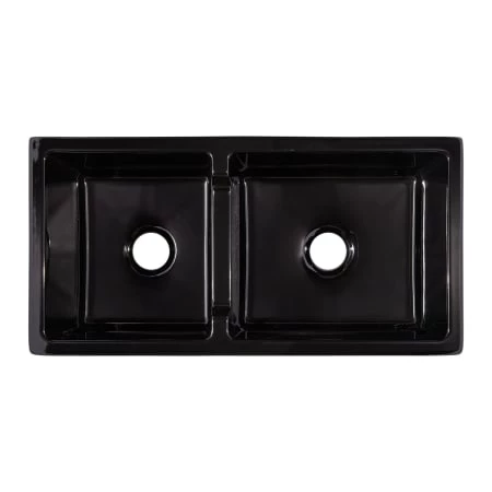 Signature Hardware Risinger 36" 60/40 Offset Bowl Fireclay Farmhouse Sink with Smooth Apron - Image 6