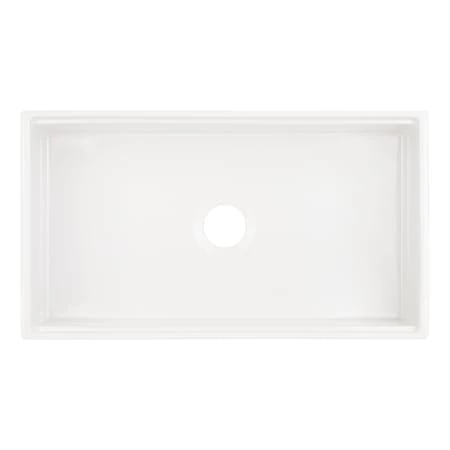 Signature Hardware Brumfield 33" Farmhouse Single Basin Fireclay Kitchen Sink - Image 4