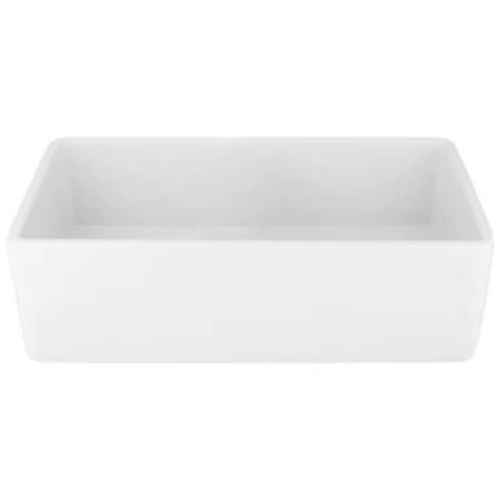 Signature Hardware Reinhard 30" Farmhouse Single Basin Fireclay Kitchen Sink - Image 2